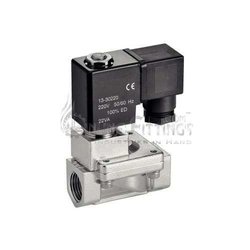 Electrovalve (Nc) With Pressure Aided Drive, Bsp Threaded