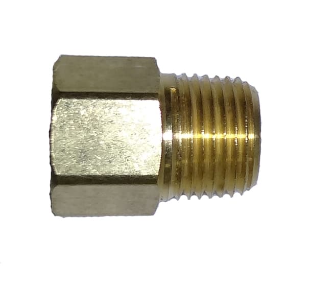 Conversion 1/4" Female Flare X 1/4" Male Compression Supplied With Copper Gasket